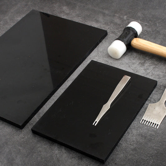 Black Nylon 10mm Cutting Mat & Backing Pad for Leather Stamping & Punching Tools
