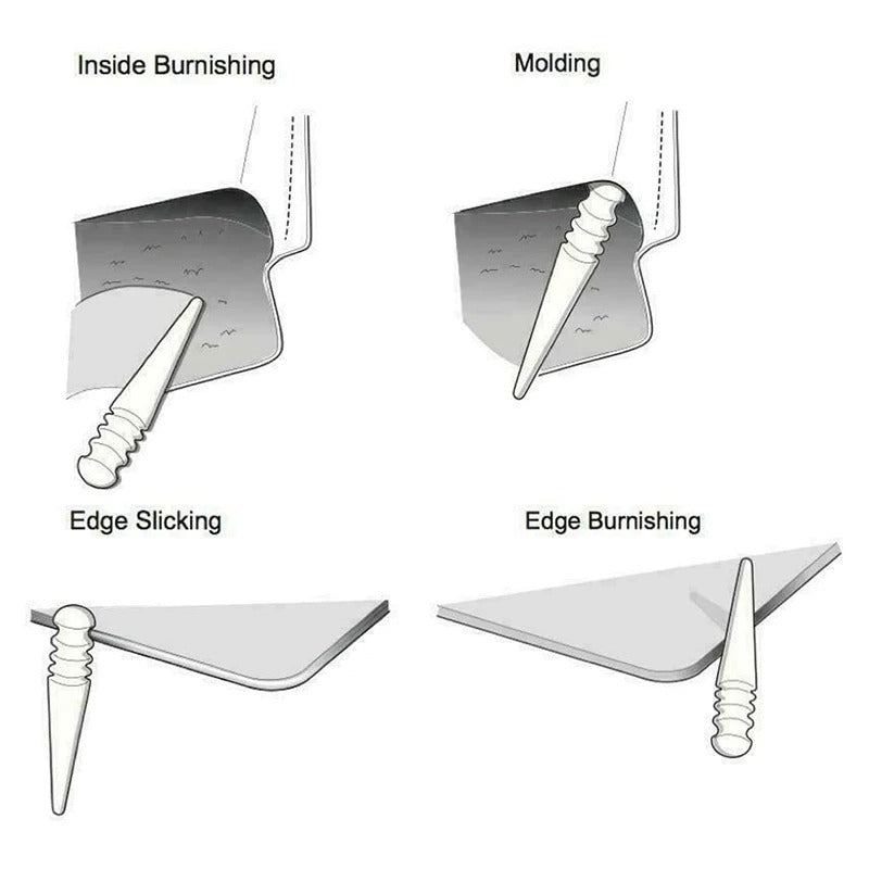 Sandalwood Edge Burnisher For Leather