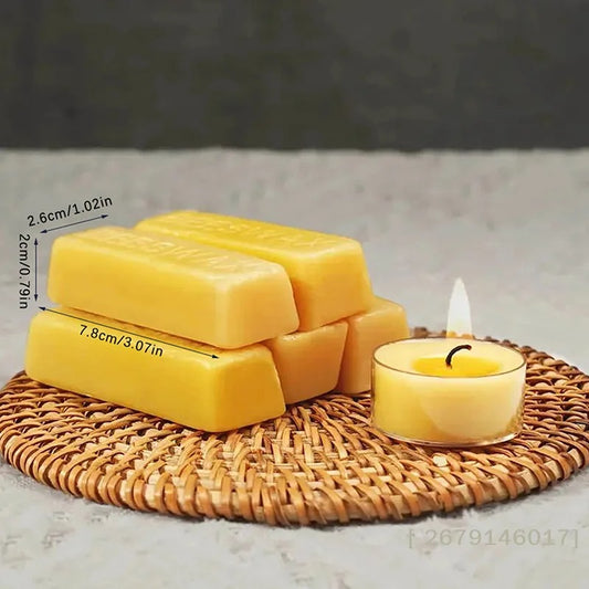Pure Natural Beeswax Block for Leather