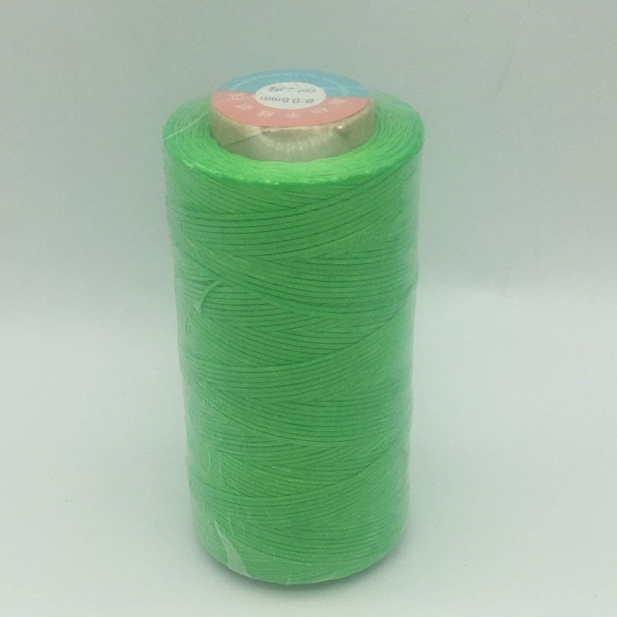 0.8mm / 260 Meters Flat 150D Polyester Waxed Thread For Sewing in 36 Colors