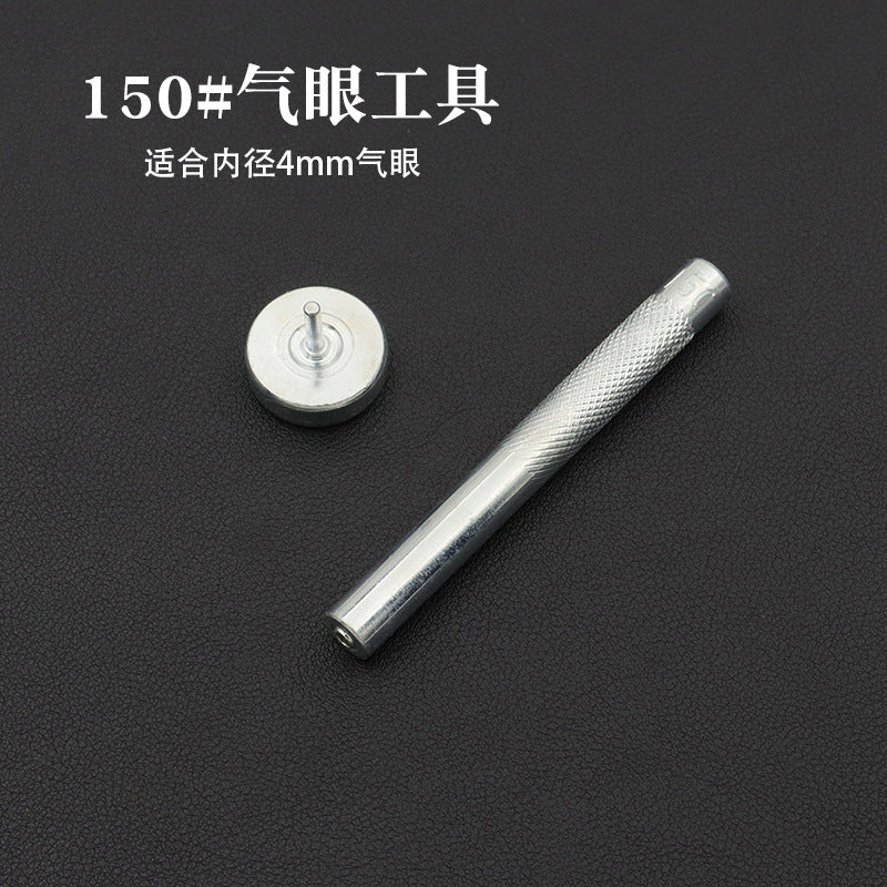 4mm grommet setting die set: hand setter tool and base ring
