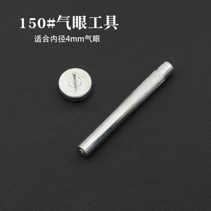 4mm grommet setting die set: hand setter tool and base ring