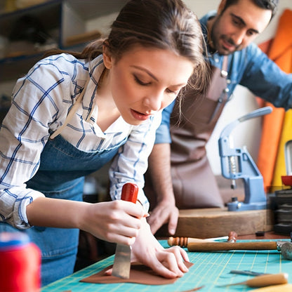 Leather Cutting Knife with Ergonomic Handle