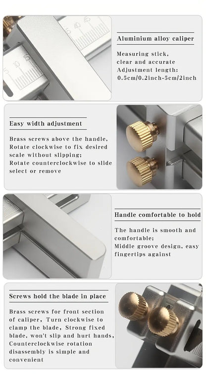 Precision Aluminum Leather Strap Cutter