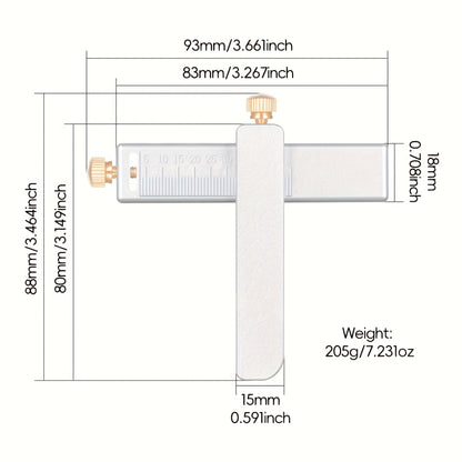 Precision Aluminum Leather Strap Cutter