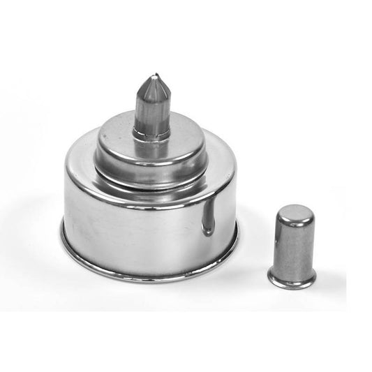 Stainless Steel Alcohol Lamp 200ml – Thickened Explosion-Proof Spirit Burner with Cotton Wick for Home, Moxibustion, Tea Brewing & Dental Lab Use