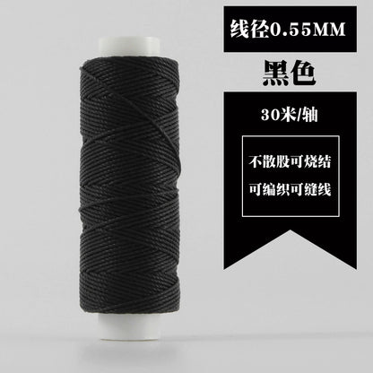 Small Spool Waxed Round Thread for Leathercraft Hand Sewing
