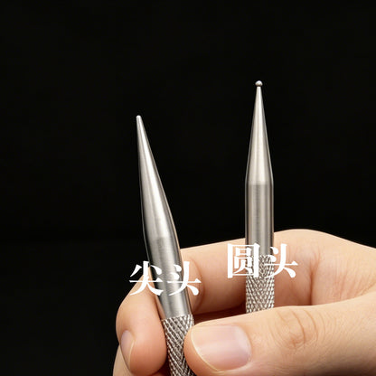 Stainless Steel Leather Carving Marking Pen – Pointed Tip / Round Tip