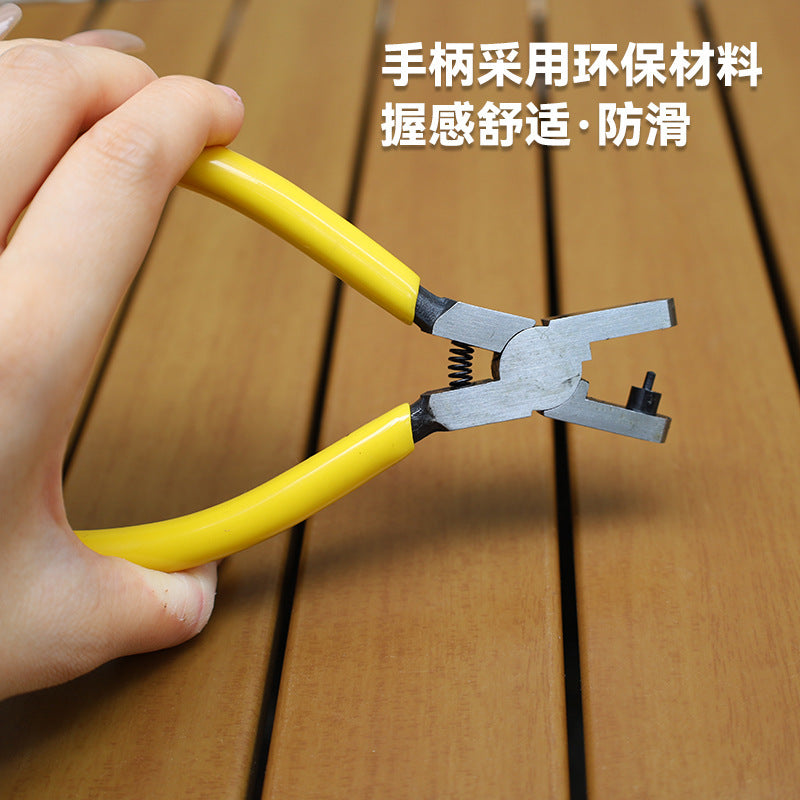 5-Inch Mini Watch Strap Hole Punch Pliers – Leather Belt & Strap Punch Tool