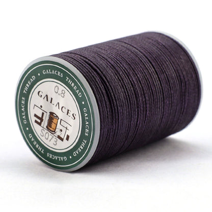 0.8mm / 90 Meters Flat Waxed Thread for Leather Sewing – 16-Strand Polyester Wax Cord, 90m Roll, High Strength Hand Stitching Thread