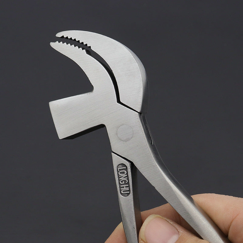 Stainless Steel Bird Nose Pliers – Professional Shoemaking & Leather Gripping Tool