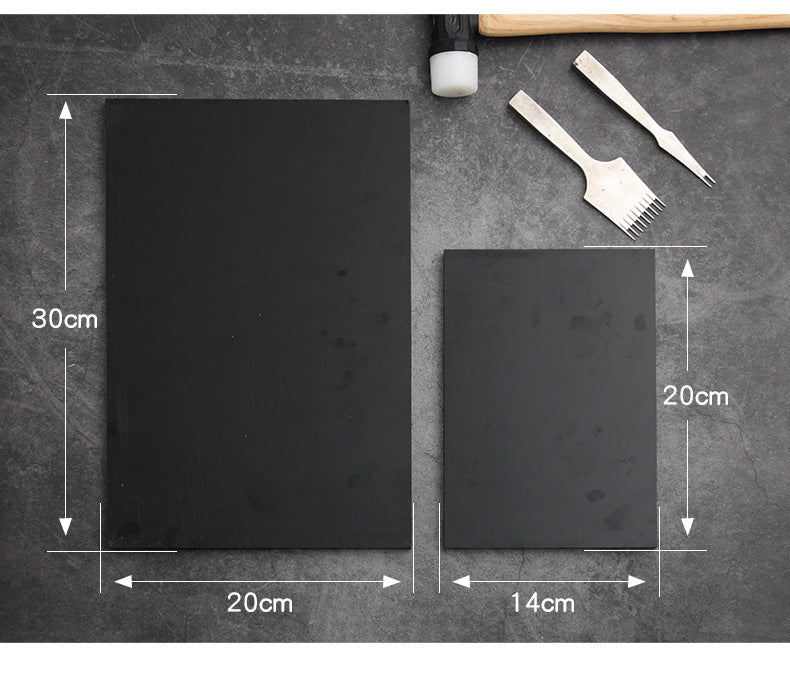 Black Nylon 10mm Cutting Mat & Backing Pad for Leather Stamping & Punching Tools