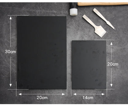 Black Nylon 10mm Cutting Mat & Backing Pad for Leather Stamping & Punching Tools