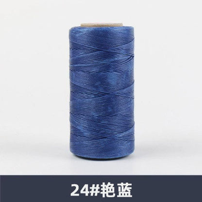 0.8mm / 260 Meters Flat 150D Polyester Waxed Thread For Sewing in 36 Colors