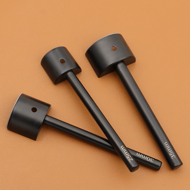 High End Semi-Circle Leather Strap End Punch C-Shaped Round Corner Cutting Chisel for Belt Tails (15mm to 45mm)