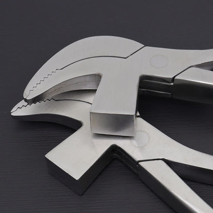 Stainless Steel Bird Nose Pliers – Professional Shoemaking & Leather Gripping Tool