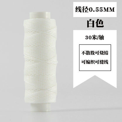 Small Spool Waxed Round Thread for Leathercraft Hand Sewing