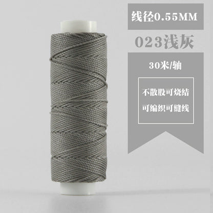 Small Spool Waxed Round Thread for Leathercraft Hand Sewing
