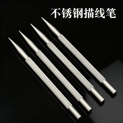 Stainless Steel Leather Carving Marking Pen – Pointed Tip / Round Tip