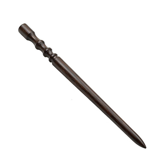 Sandalwood leather edge polishing stick with tapered pointed tip