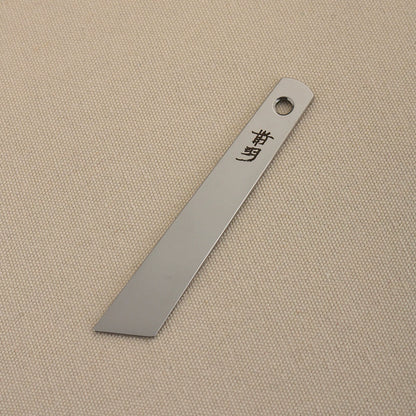 Stainless steel glue applicator, mirror-polished blade with round hanging hole