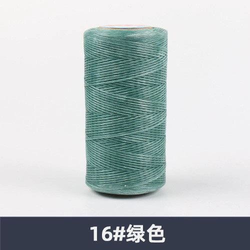 0.8mm / 260 Meters Flat 150D Polyester Waxed Thread For Sewing in 36 Colors
