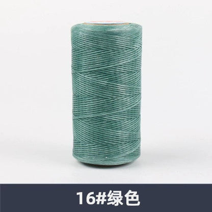 0.8mm / 260 Meters Flat 150D Polyester Waxed Thread For Sewing in 36 Colors