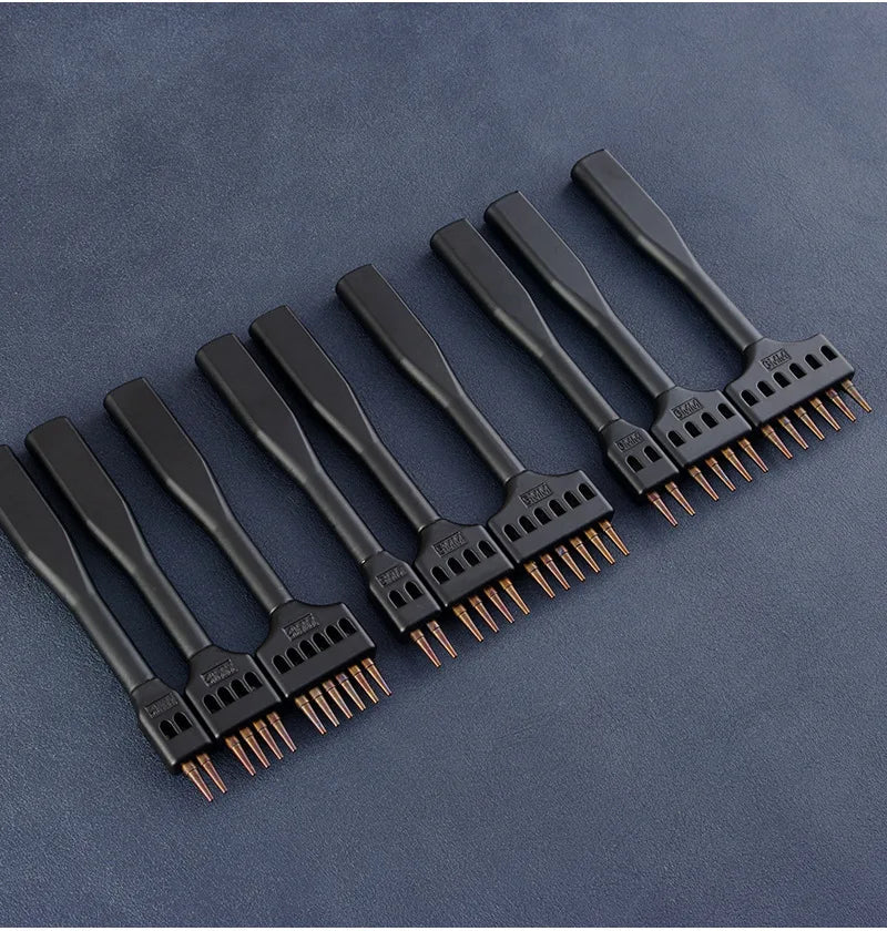 Premium Round Hole Punching Tool 3 Pcs Set For Leathercraft