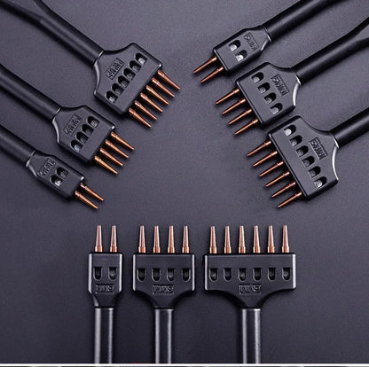 Premium Round Hole Punching Tool 3 Pcs Set For Leathercraft