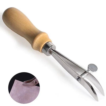 Adjustable Edge Creaser Tool For Leather