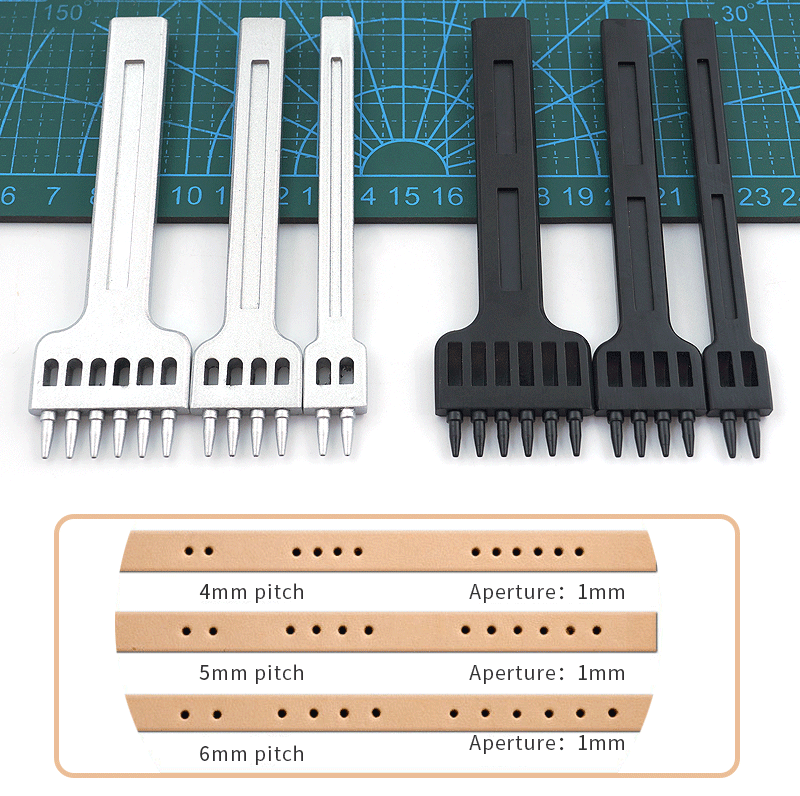 Lightweight Hole Punching Set For Leather