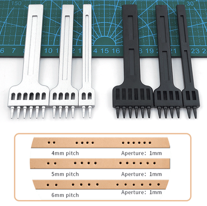 Lightweight Hole Punching Set For Leather
