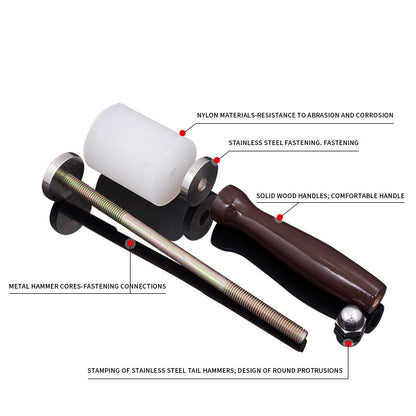 Nylon Head Mallet with Wooden Handle