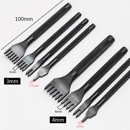 Round Handle Diamond Chisel Tool For Leather