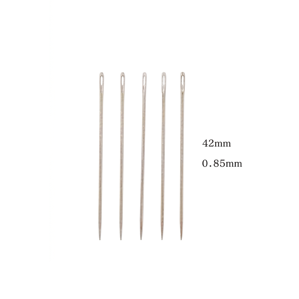 Sigma Leather French saddle stitching needles, 42mm length, 0.85mm