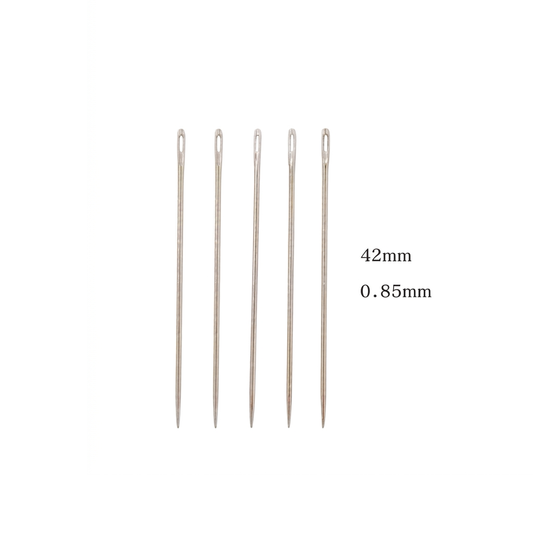 Sigma Leather French saddle stitching needles, 42mm length, 0.85mm