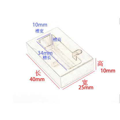Brass Dual-Roller Leather Edge Oil Applicator Box