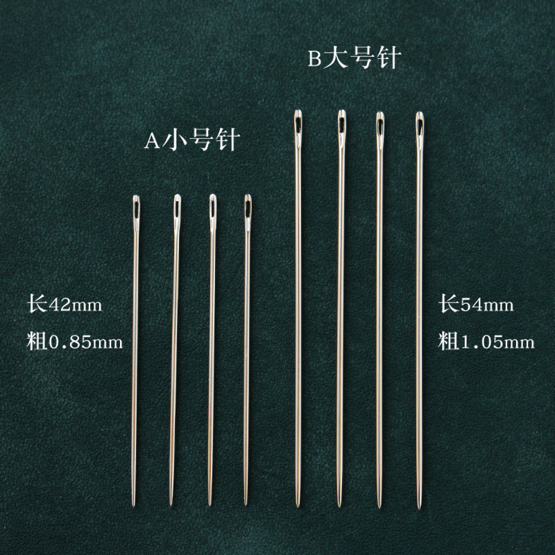 Pack of 5 French Saddle Stitching Needles by Sigma Leather