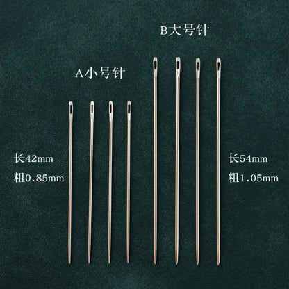 Pack of 5 French Saddle Stitching Needles by Sigma Leather