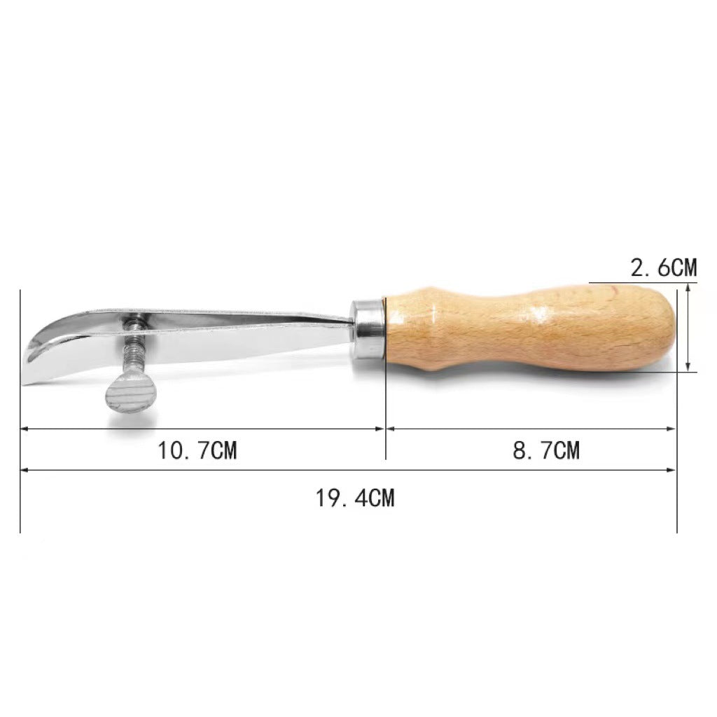 Adjustable Edge Creaser Tool For Leather