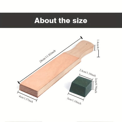 Sharpening Strop with Compound For Leather