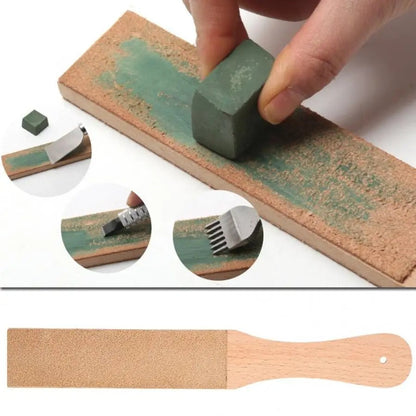 Sharpening Strop with Compound For Leather