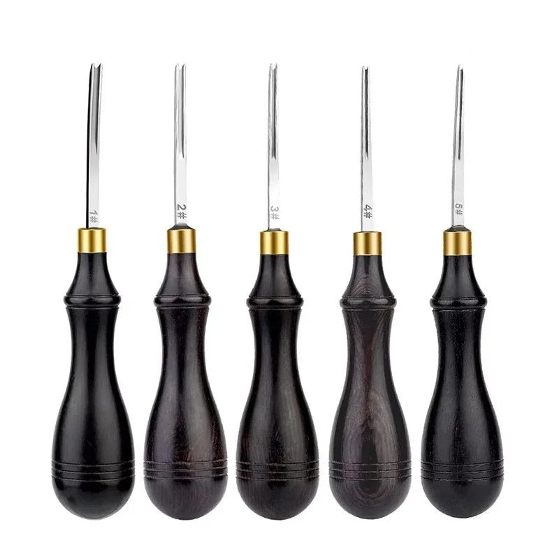 Edge Beveler Pro with Wooden Handle Wide Mouth Skiving For Leather