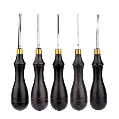 Edge Beveler Pro with Wooden Handle Wide Mouth Skiving For Leather