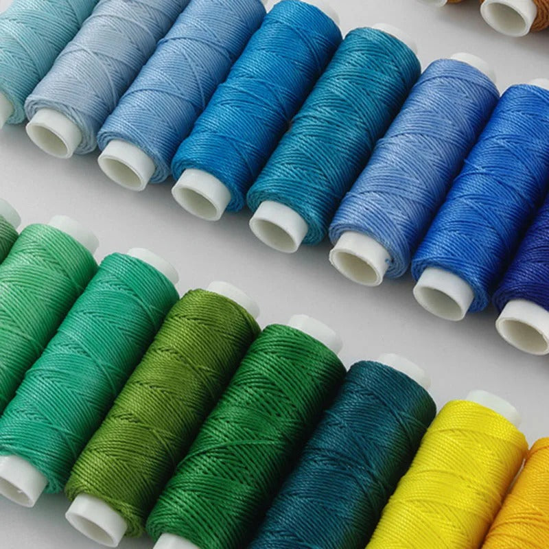 Small Spool Waxed Round Thread for Leathercraft Hand Sewing