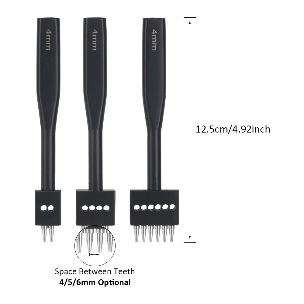 Leather Stitching Hole Punch Tool Set (3 PCS)