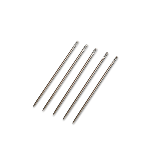 Sigma Leather French saddle stitching needles, metal set of five