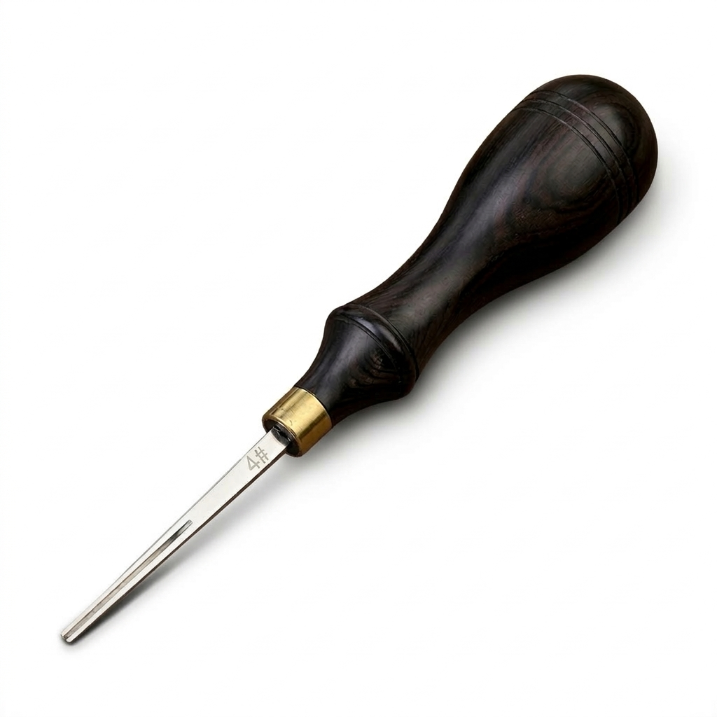 Edge Beveler Pro with Wooden Handle Wide Mouth Skiving For Leather