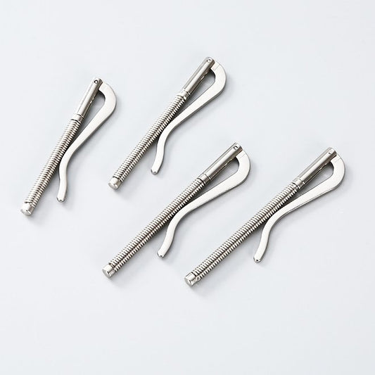 Stainless steel spring money clips, metal coil with U-shaped handle