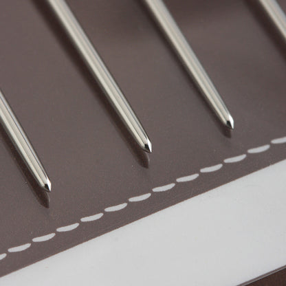 Blunt Round-Point Leather Hand Sewing Needles 5 Pcs Set